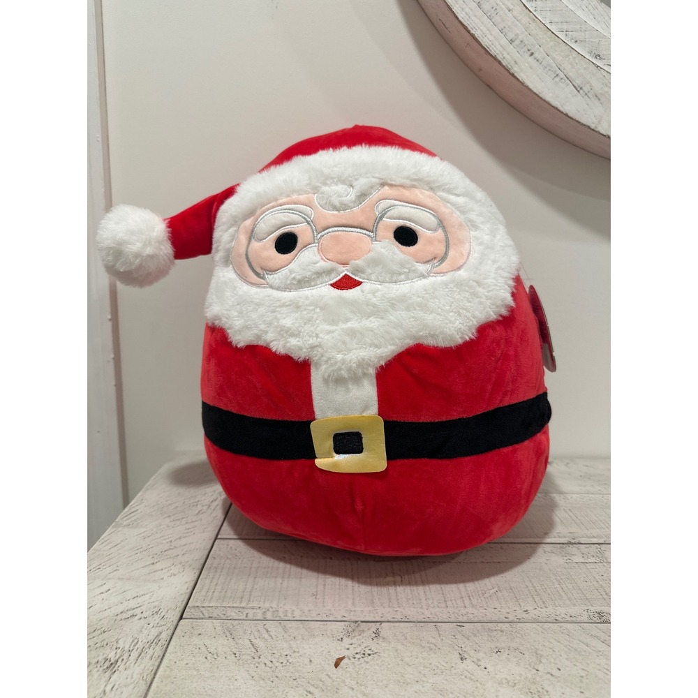 Squishmallows Holiday Nick the Santa Claus Plush – Festive Christmas Soft Toy